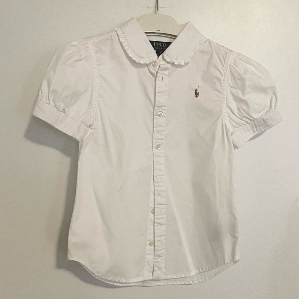 Polo by Ralph Lauren White Short Sleeve Shirt